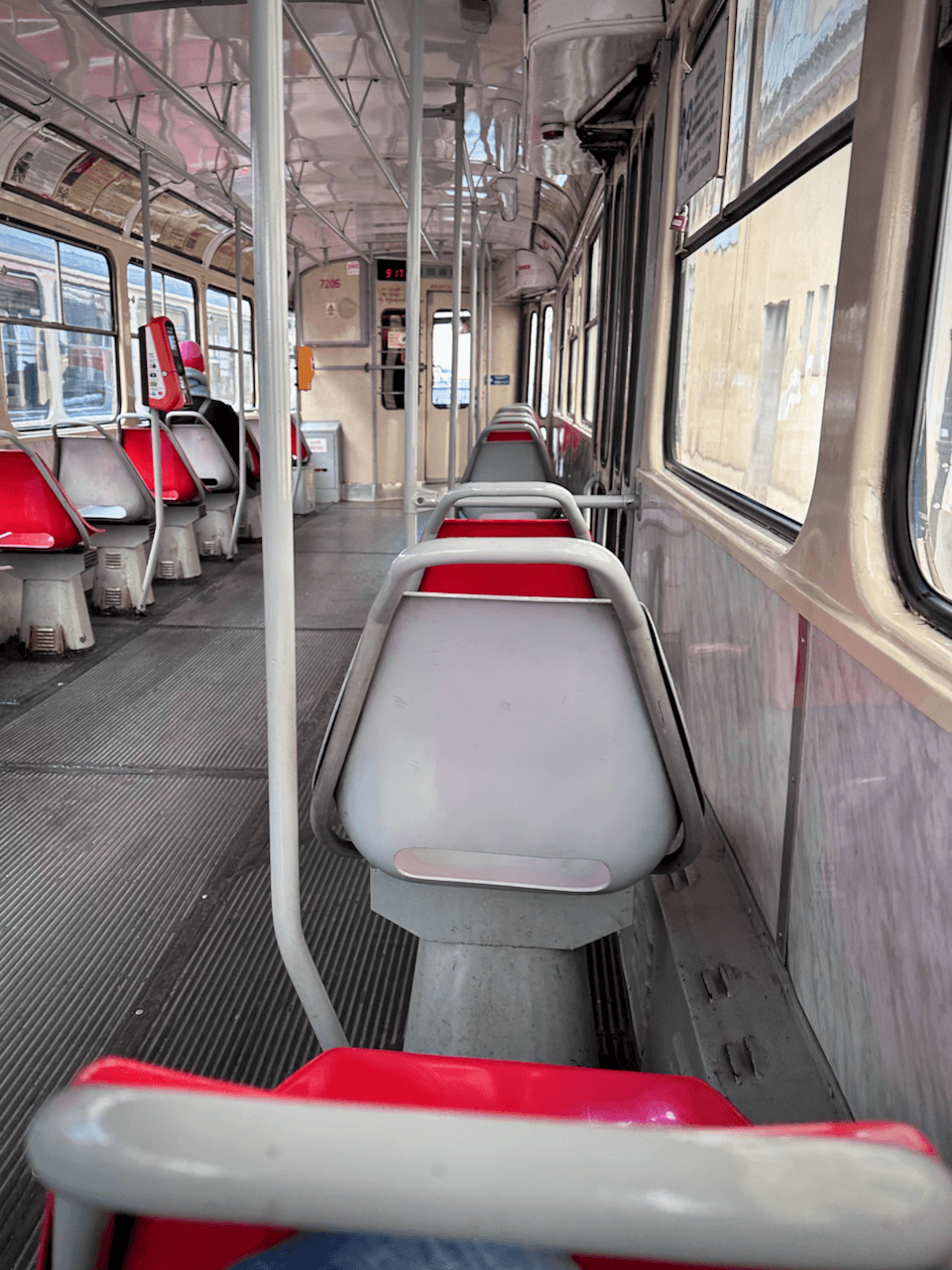Tram in Prague, Czech Republic