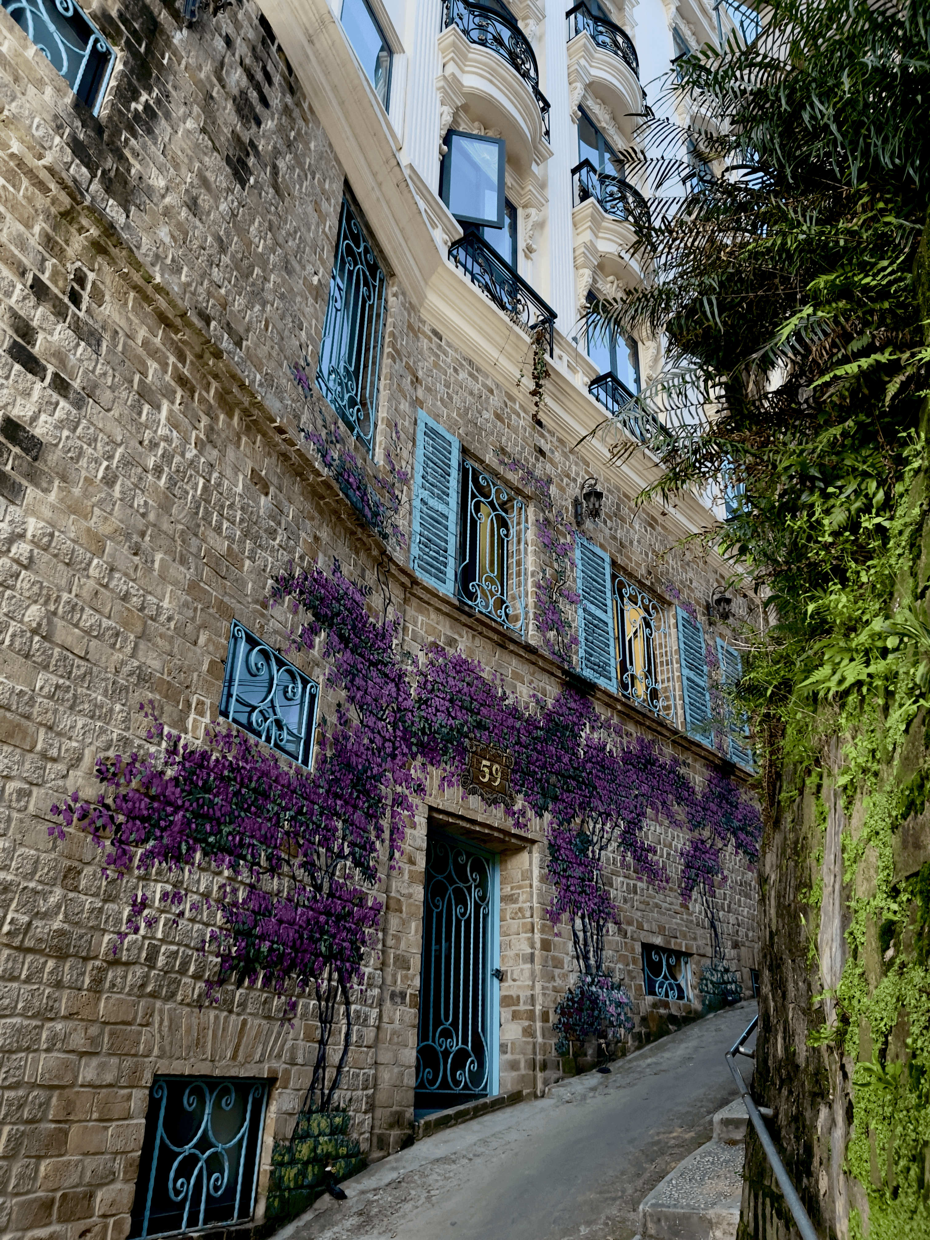 French-style architecture in Da Lat, Vietnam