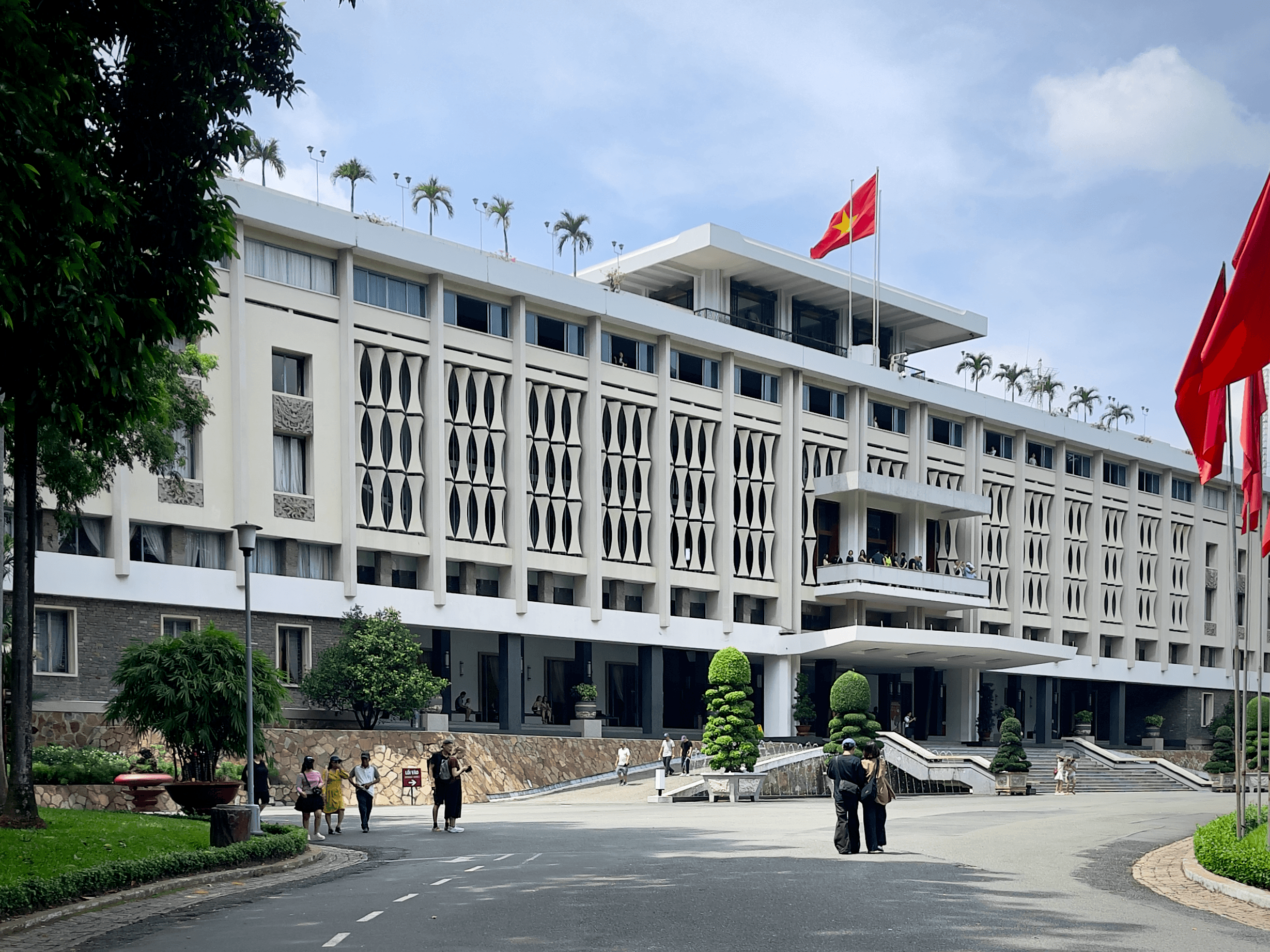 Independence Palace building in Ho Chi Minh City, Vietnam